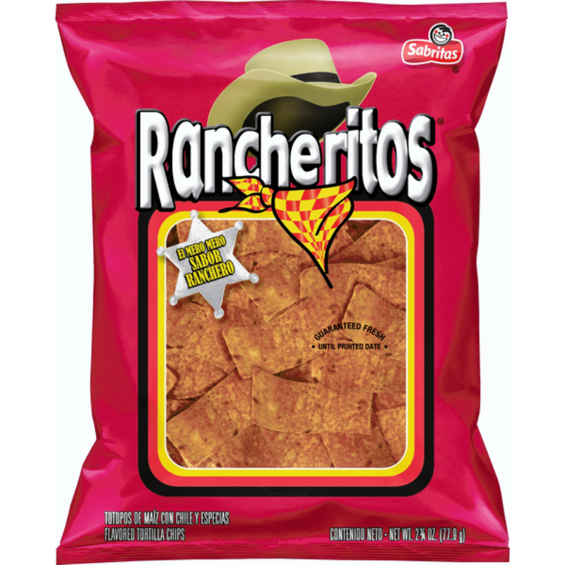 Rancheritos Flavored Tortilla Chips 2.75oz