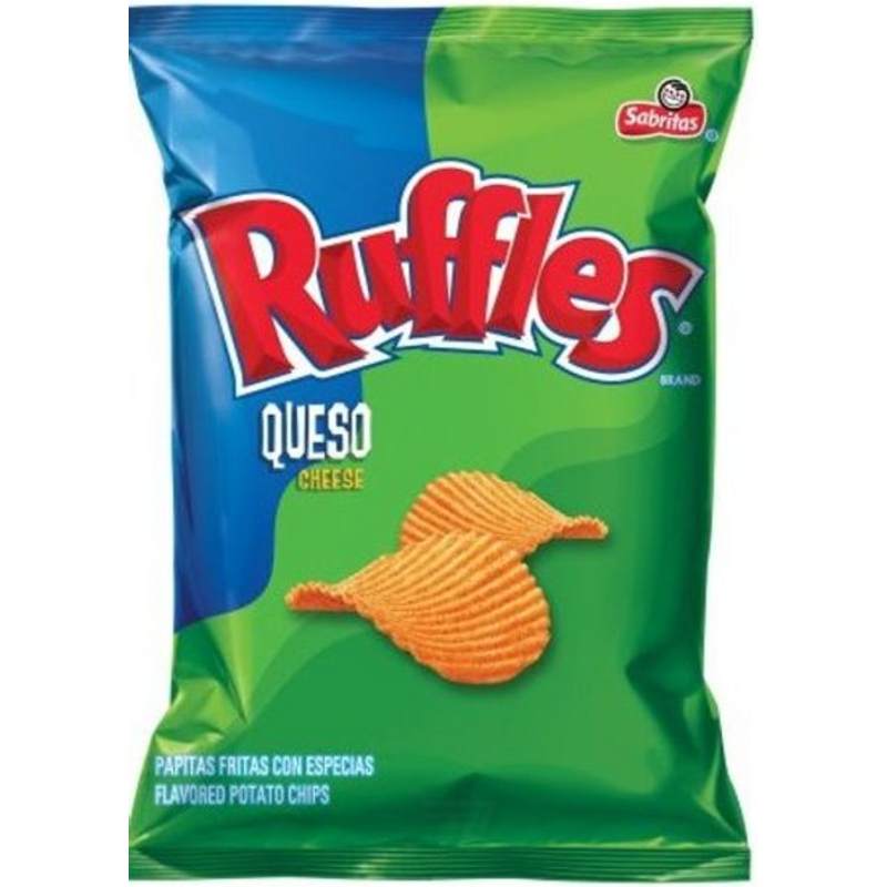 Ruffles Queso Cheese Flavored Potato Chips 2.5 oz