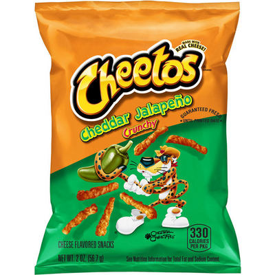 Cheetos Cheddar Jalapeno 2oz Bag