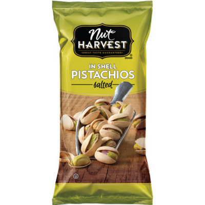 Nut Harvest Pistachios In Shell - Salted 1.75 oz Bag
