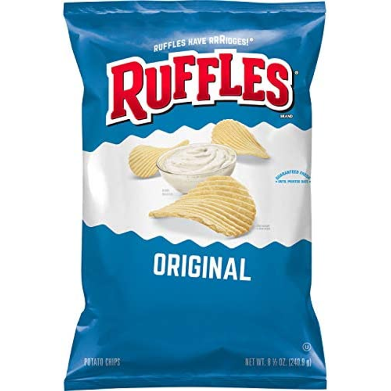 Ruffles Original Potato Chips 8.5oz Bag
