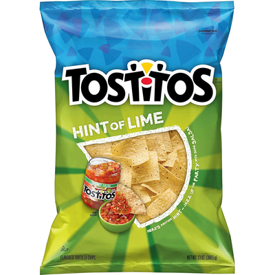 Tostitos Hint of Lime Flavored Tortilla Chips 13oz Bag