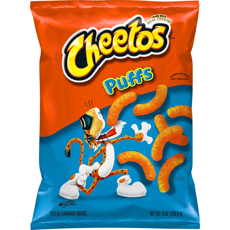 Cheetos Puffs Cheese Flavored Snacks 8 oz Bag