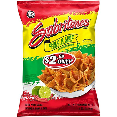 Sabritones Chile & Lime 4oz Bag