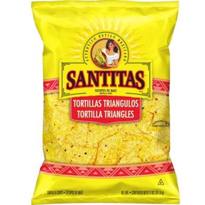 Santitas Yellow Corn Tortilla Triangles 11oz Bag