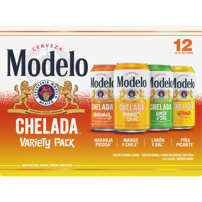 Modelo Chelada Variety Pack 12 Pack 12oz Cans
