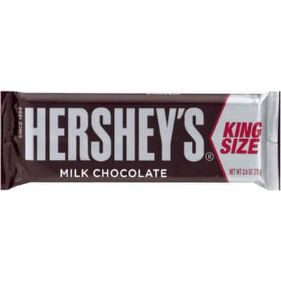 Hershey's Chocolate Bar Milk Chocolate - King Size 2.6 oz
