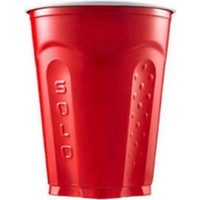 Solo Plastic Party Cups 30x 18oz Counts