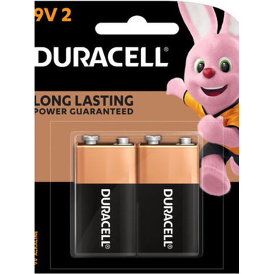 Duracell Battery, Alkaline, 9V1
