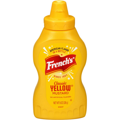 French's Classic Yellow Mustard 8 oz Bottle