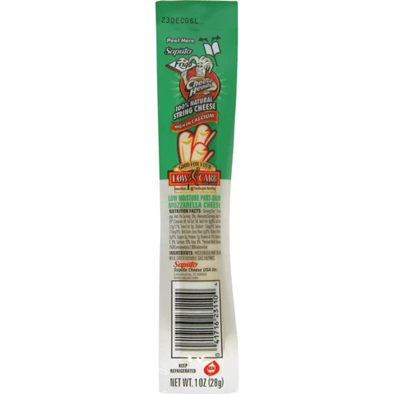 Frigo Cheese Heads String Cheese 1oz Count