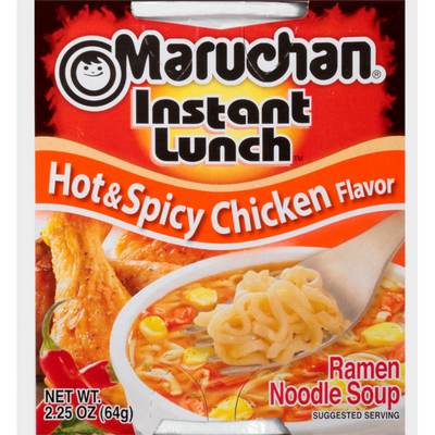 Maruchan Instant Lunch Hot & Spicy Chicken Flavor Ramen Noodle Soup