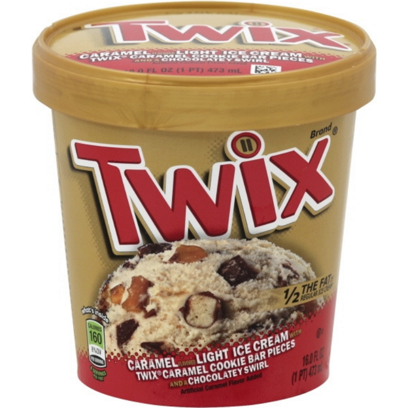 Twix Caramel Ice Cream 10oz Carton