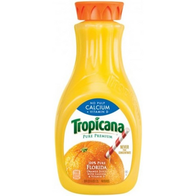 Tropicana Pure Premium Orange Juice (Calcium No Pulp) 12oz Bottle