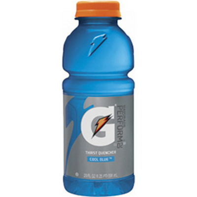 Gatorade G Series 02 Perform Thirst Quencher Cool Blue 24 oz Bottle