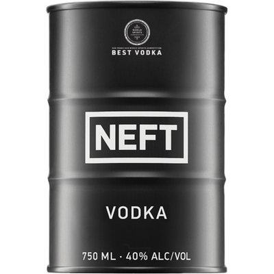 Neft Black Barrel Vodka 750 ml bottle (40% ABV)