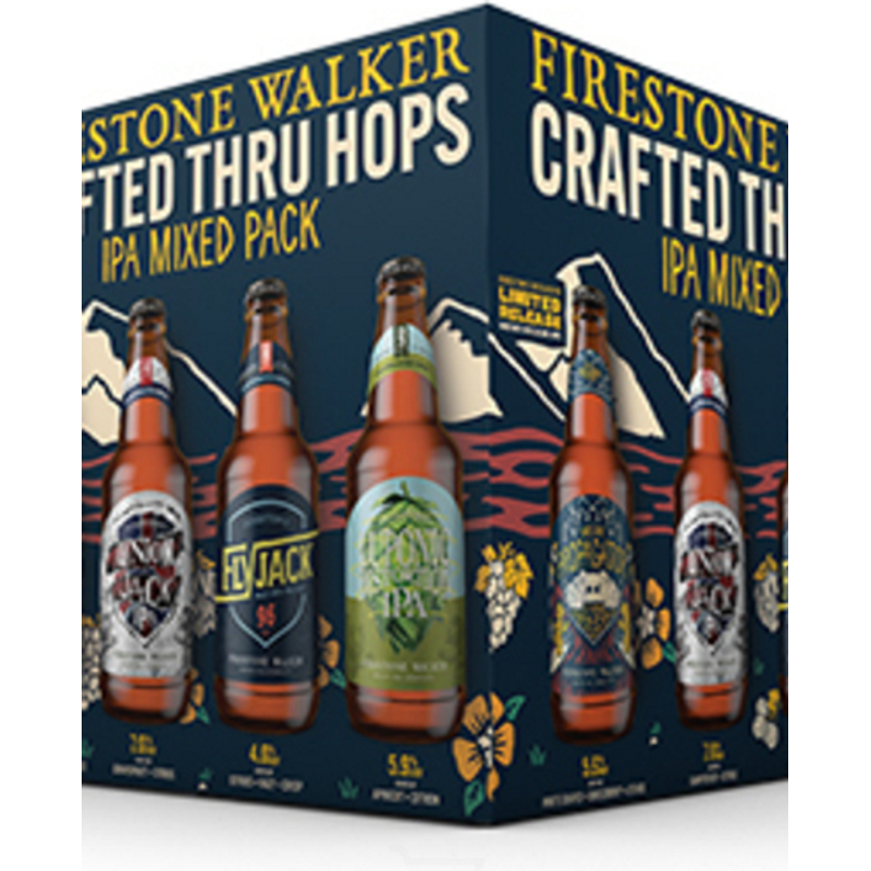 Firestone Walker Crafted Thru Hops Mixed Pack 12 Pack 12oz Bottle