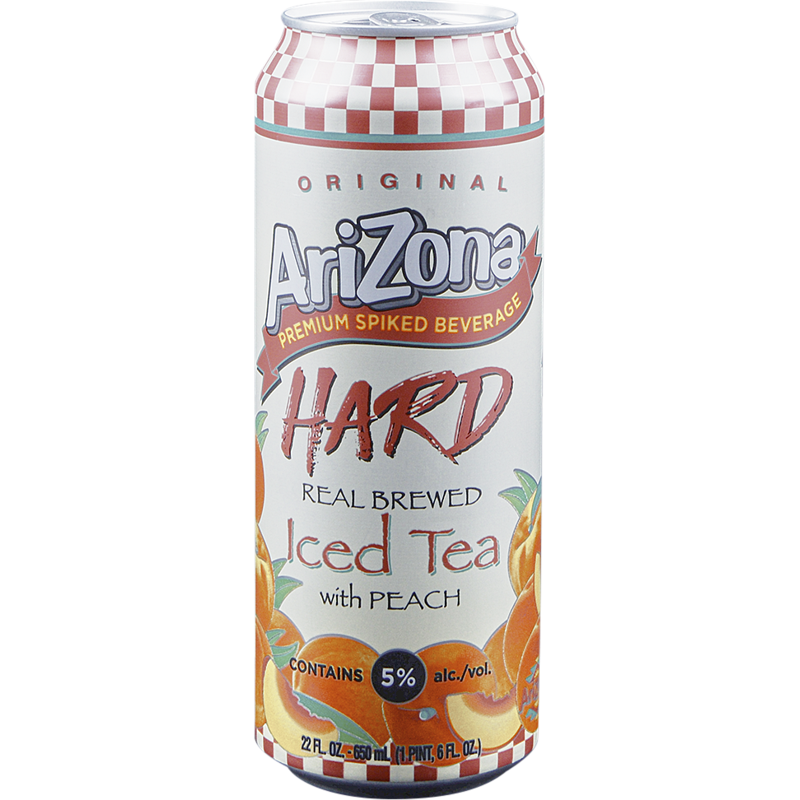 Arizona Hard Ced Tea With Peach 650mL Can