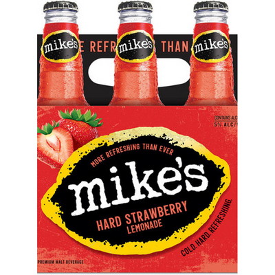 Mike's Hard Strawberry Lemonade 6 Pack 11.2oz Bottle