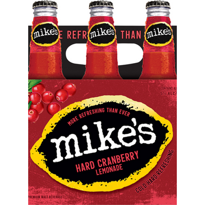 Mike's Hard Cranberry Lemonade 6 Pack 11.2 oz Bottles