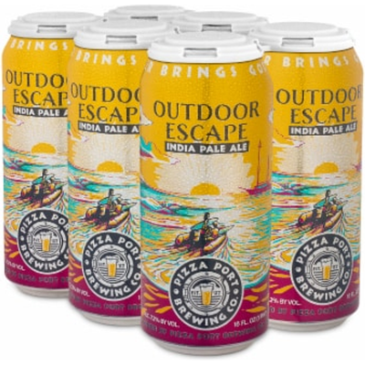 Pizza Port Rotating Beer Series - Outdoor Escape 6x 16oz Cans