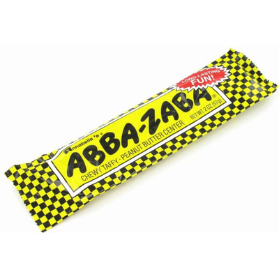 Annabelle's Abba-Zabba Candy Bar Chewy Taffy - Peanut Butter Center 2 oz