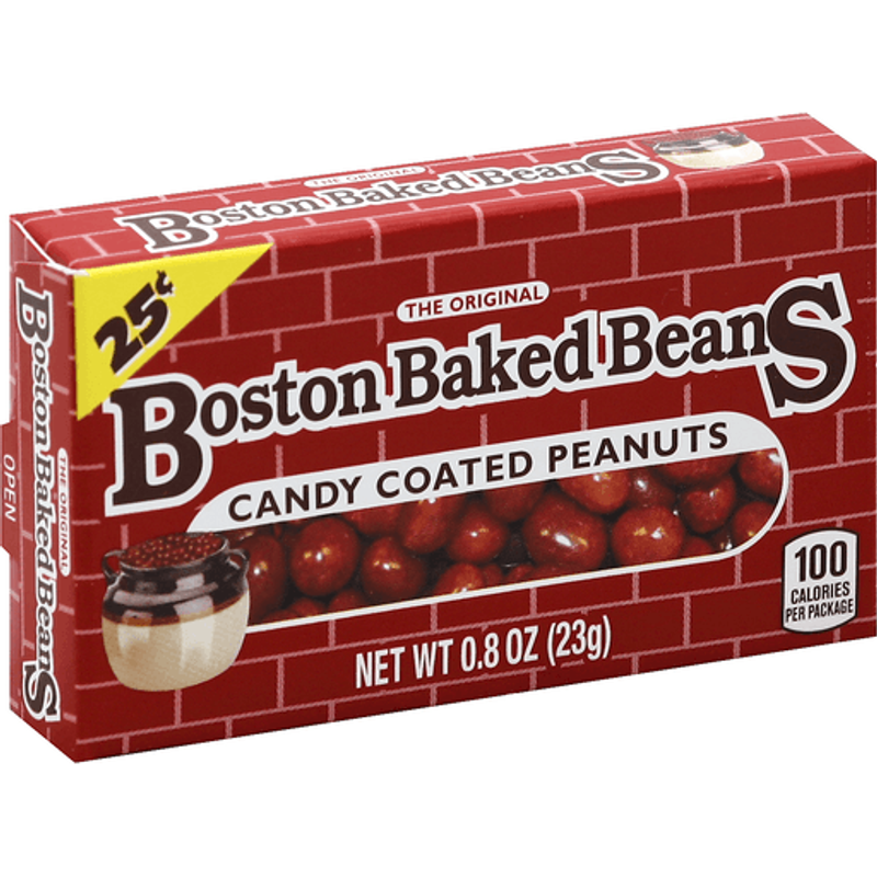 Boston Baked Beans Candy Coated Peanuts 0.8oz Box