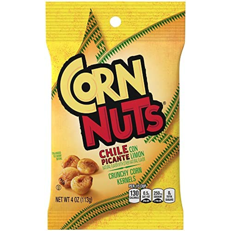 Corn Nuts Crunchy Corn Kernels Chile Picante Con Limon 4 oz Bag