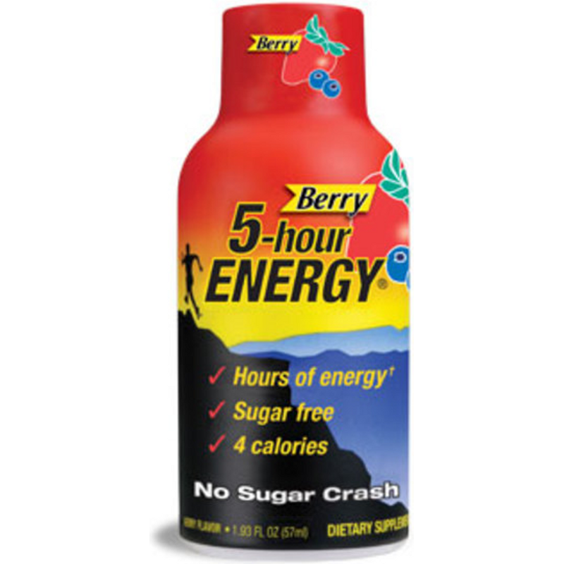 5 Hour Energy Energy Shot, Regular Strength, Berry Flavor
