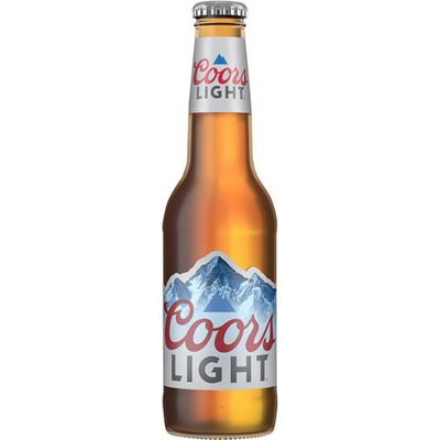 Coors Light 6 Pack 12 oz Bottles