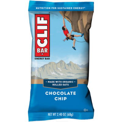 Clif Bar Energy Bar Chocolate Chip - made with Organic Rolled Oats 2.4 oz