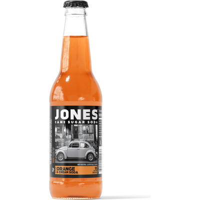 Jones Orange and Cream Soda 12oz Bottle