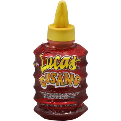 Lucas Gusano Chamoy Flavored Hot Liquid Candy 1.27 oz