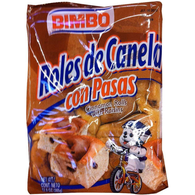 Bimbo:Cinnamon Rolls With Raisins 12.9oz Bag