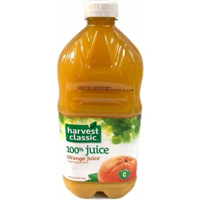 Classic Harvest Orange Juice 1.89L Bottle
