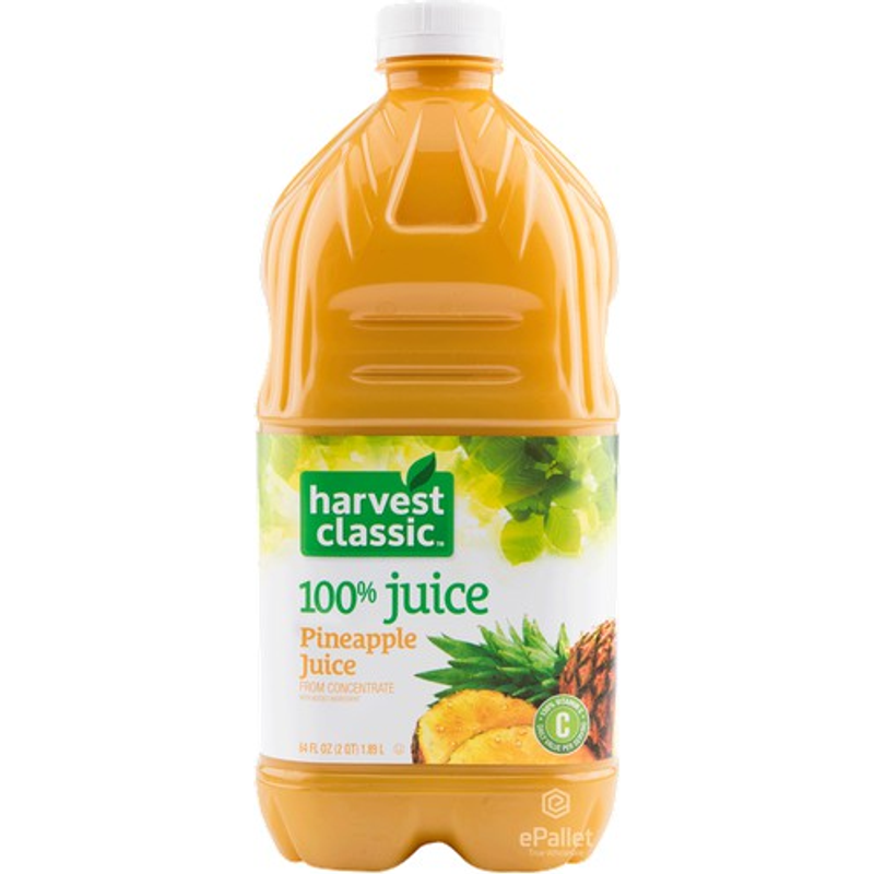Harvest Classic Pineapple Juice 64 ounces