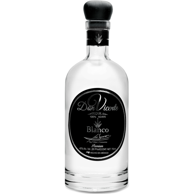 Don Vicente Blanco Tequila 750mL Bottle