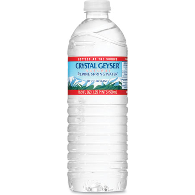 Crystal Geyser Natural Alpine Spring Water 16.9oz Plastic Bottle