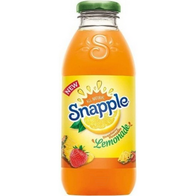 Snapple Strawberry Pineapple Lemonade 16oz Bottle