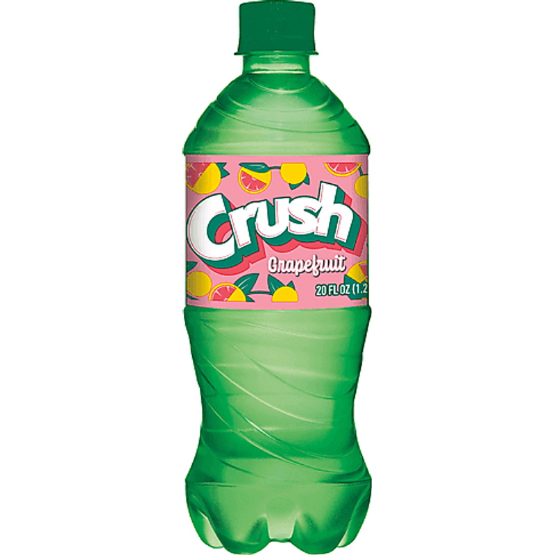 Crush Grapefruit 20oz Plastic Bottle