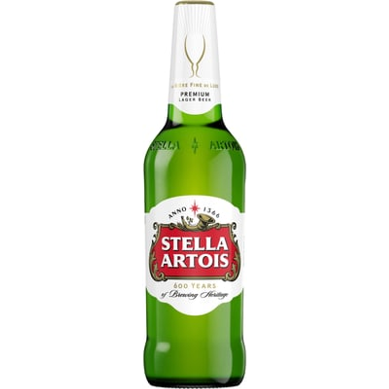 Stella Artois Premium Lager Beer 22.4 oz Bottle