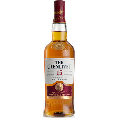 The Glenlivet French Oak Reserve Scotch Whisky 15 Year 750mL
