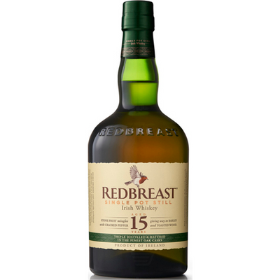 Redbreast Pure Pot Still Single Malt Irish Whiskey 15 Year 750mL