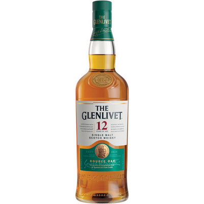 The Glenlivet Single Malt Scotch Whisky 12 Year 750mL