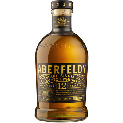 Aberfeldy Highland Single Malt Scotch Whisky 12 Year 750mL