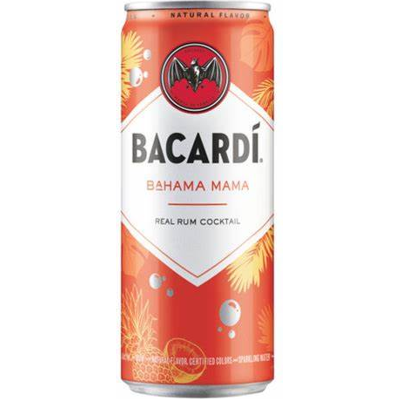 BACARDÍ Ready-to-Serve Bahama Mama Cocktail 4x 355ml Cans