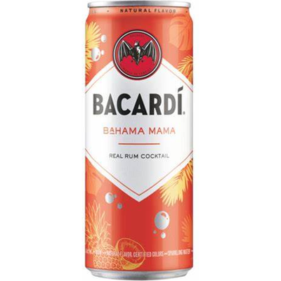 BACARDÍ Ready-to-Serve Bahama Mama Cocktail 4x 355ml Cans