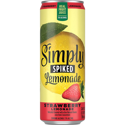 Simply Spiked Strawberry Lemonade 24oz Can