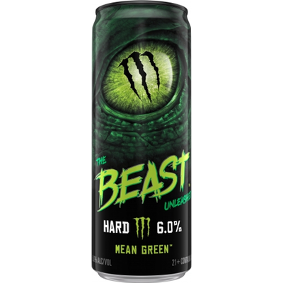 Monster The Beast Mean Green 16oz Can