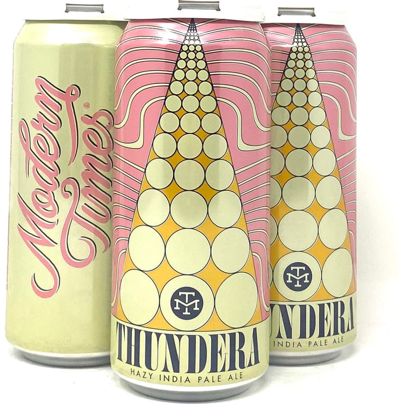 Modern Times Thundera Hazy IPA 4 pack 16oz Cans